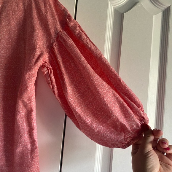 3/4 sleeve woven floral top - Picture 3 of 5